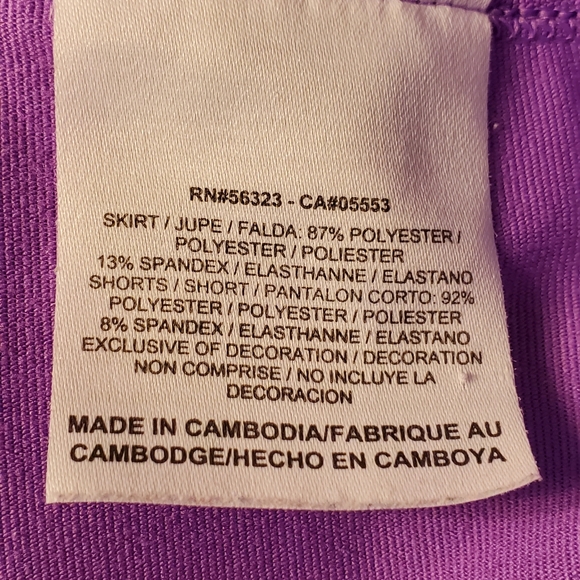 Nike Purple Large Skort - Picture 5 of 8